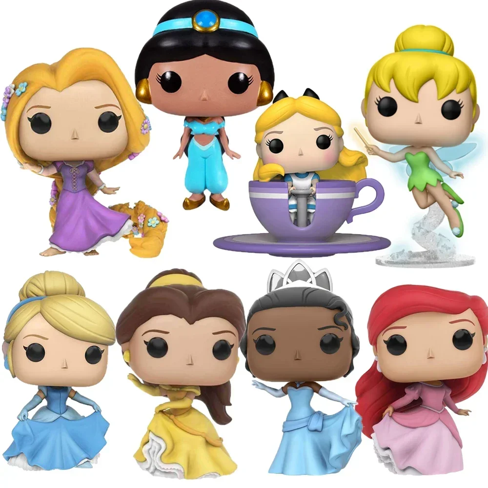 Princesa Funko Pop # 52 54 220 221 222 223 224 295 colección de figuras bonitas de belleza modelo juguetes decoración de habitación niños niña