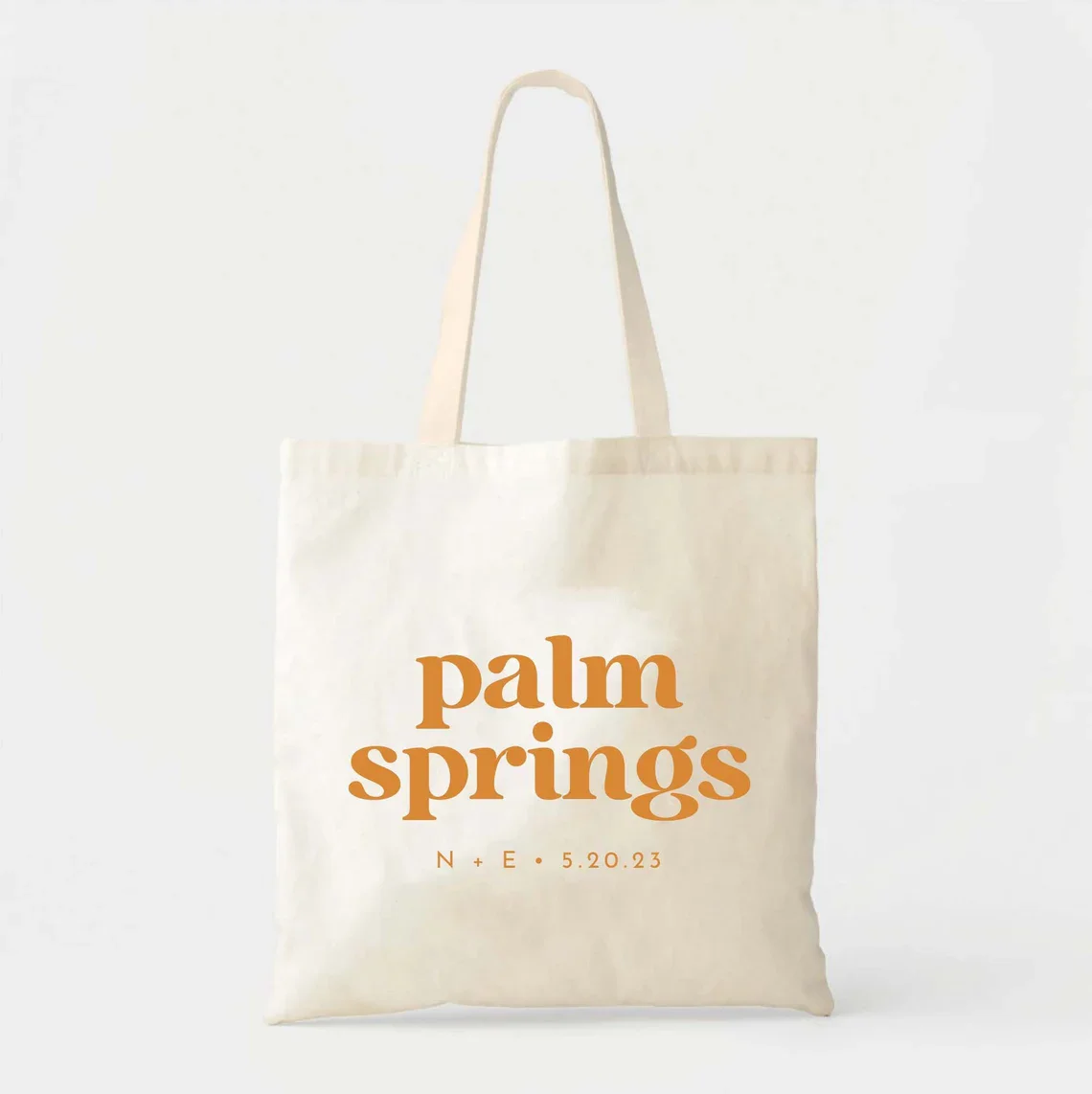 Palm Springs California Totes - Wedding Welcome Bag - Location Tote - Bachelorette Gift Bags - Destination Wedding Tote - Custom