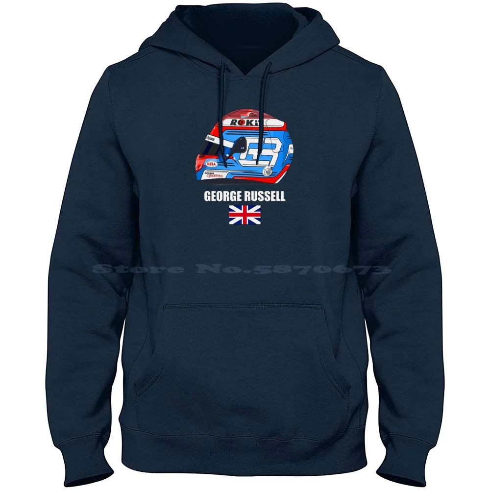 Trending Helm!!! 100% Cotton Hoodie George Russell Sale George Russell Discount George Russell Towel Best George Russell