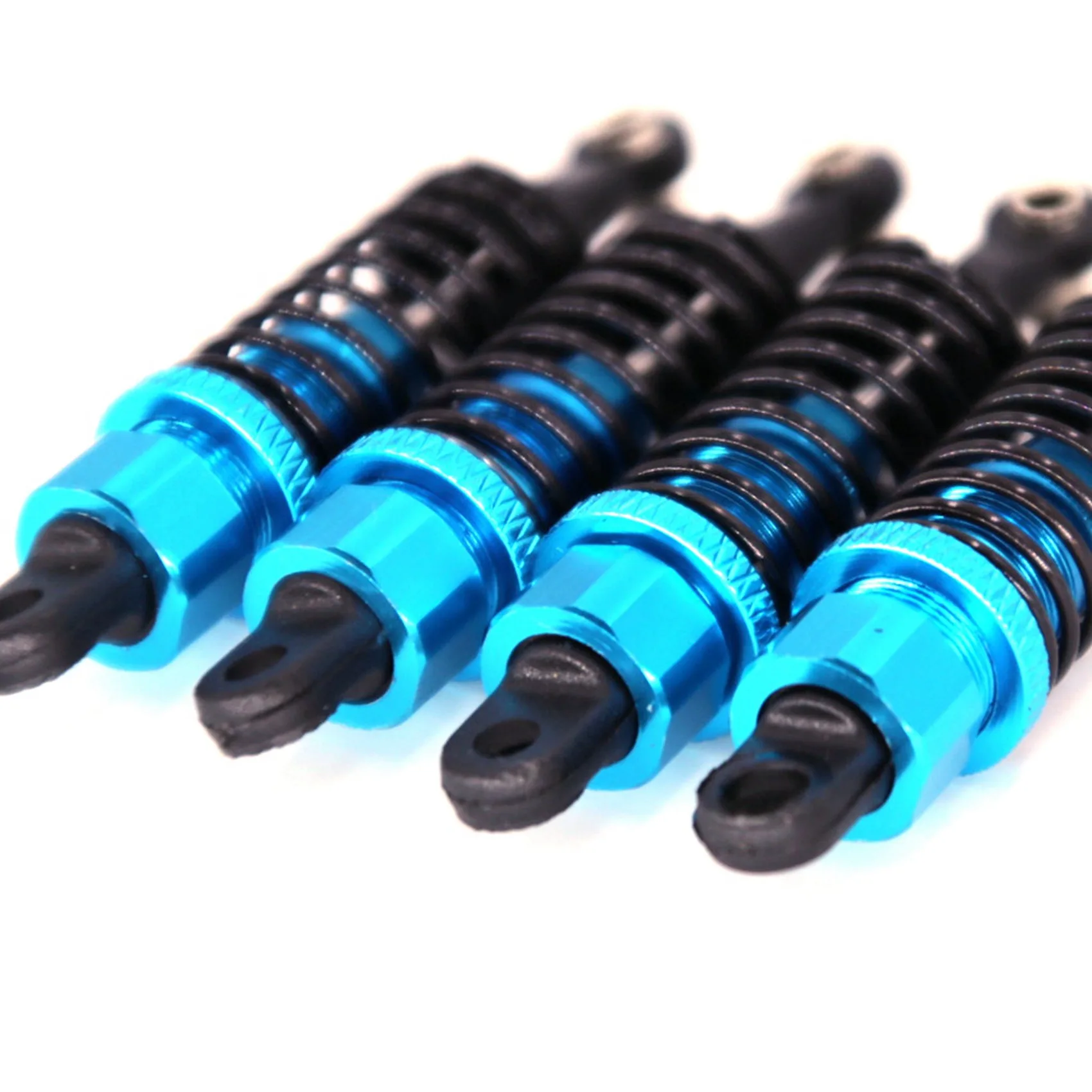 B05C-2 Juego de piezas de coche RC: 1 Juego de amortiguador de aluminio y 1 Juego de placa inferior de Metal con accesorios