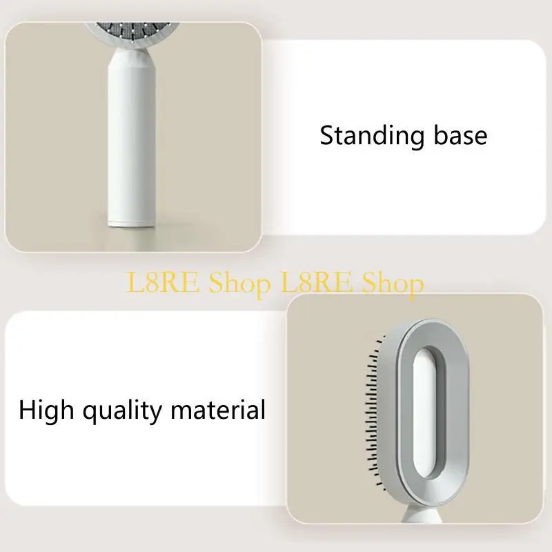 L8RE Curly Hair Styling Brush Wide Teeth Combs Women Scalp Massage Comb Anti-Static Detangler Hair Brush