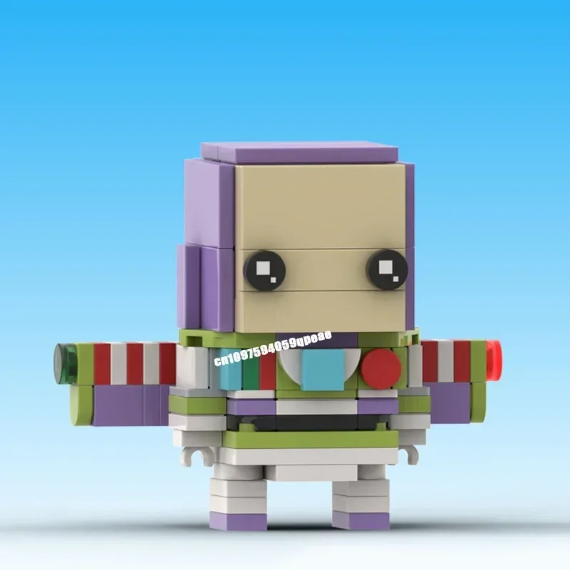 Nieuwe beroemde speelgoed filmserie verhalen karakter vierkante kop figuren model aangepaste puzzel diy creatieve ideeën kind verjaardagscadeautjes
