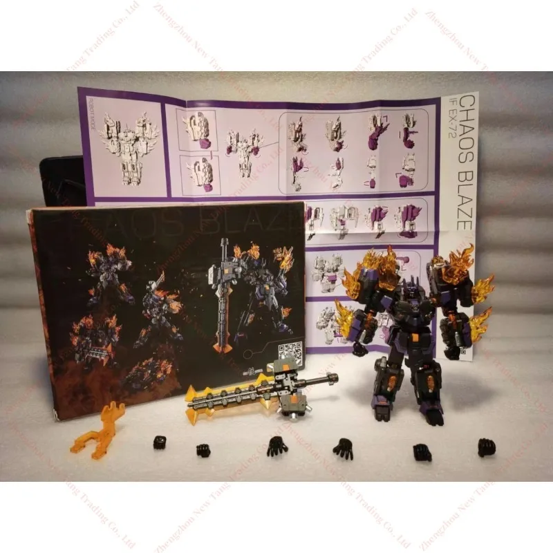 

【IN STOCK】 Transformation Iron Factory IF EX-72 EX72 The Fallen Chaos Blaze Mini Action Figure With Box