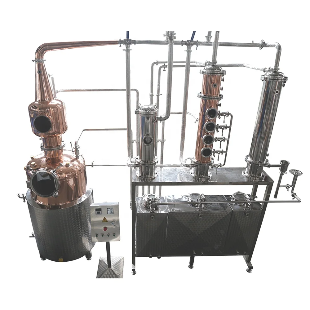 Copper Rum Whiskey Whisky Vodka Brandy Alcohol Ethanol Liquor Distillation Equipment