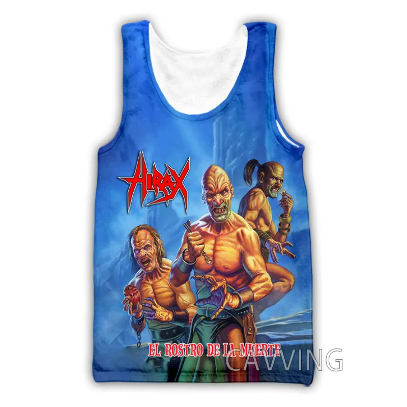 CAVVING 3D Printed  Hirax  Band Tank Tops Harajuku Vest Summer Undershirt Shirts Streetwear for Men/women