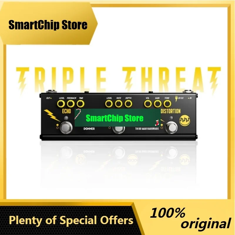 SmCpDonner Third Man Hardware Integrated Effect Device Co Branded Three In One Multi Functional Effect