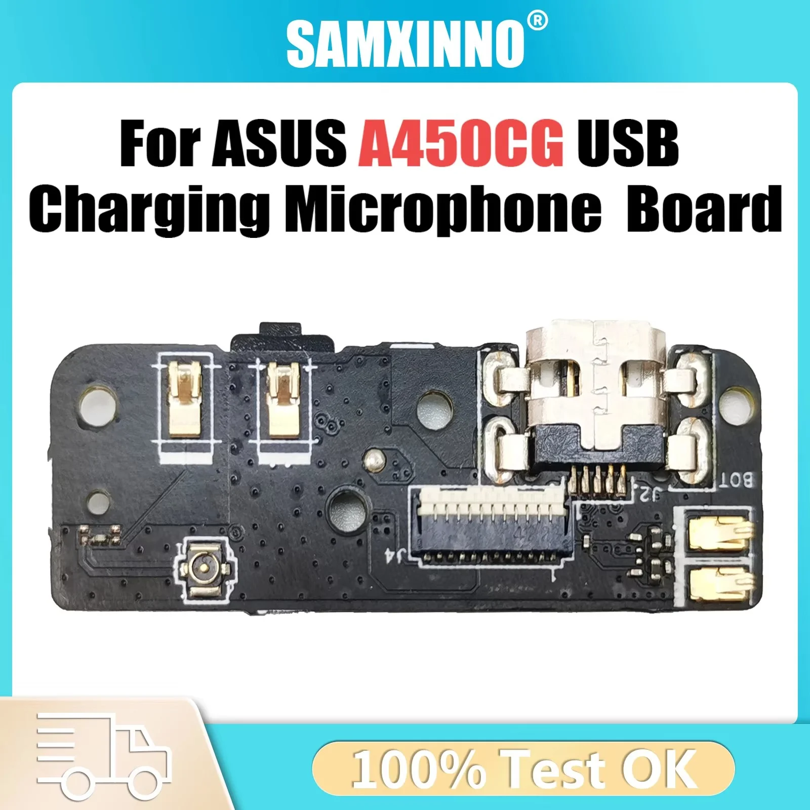 

For Asus Zenfone 4 Genuine USB Charging Microphone PCB Connector Port Jack Board A450CG 4.5inch