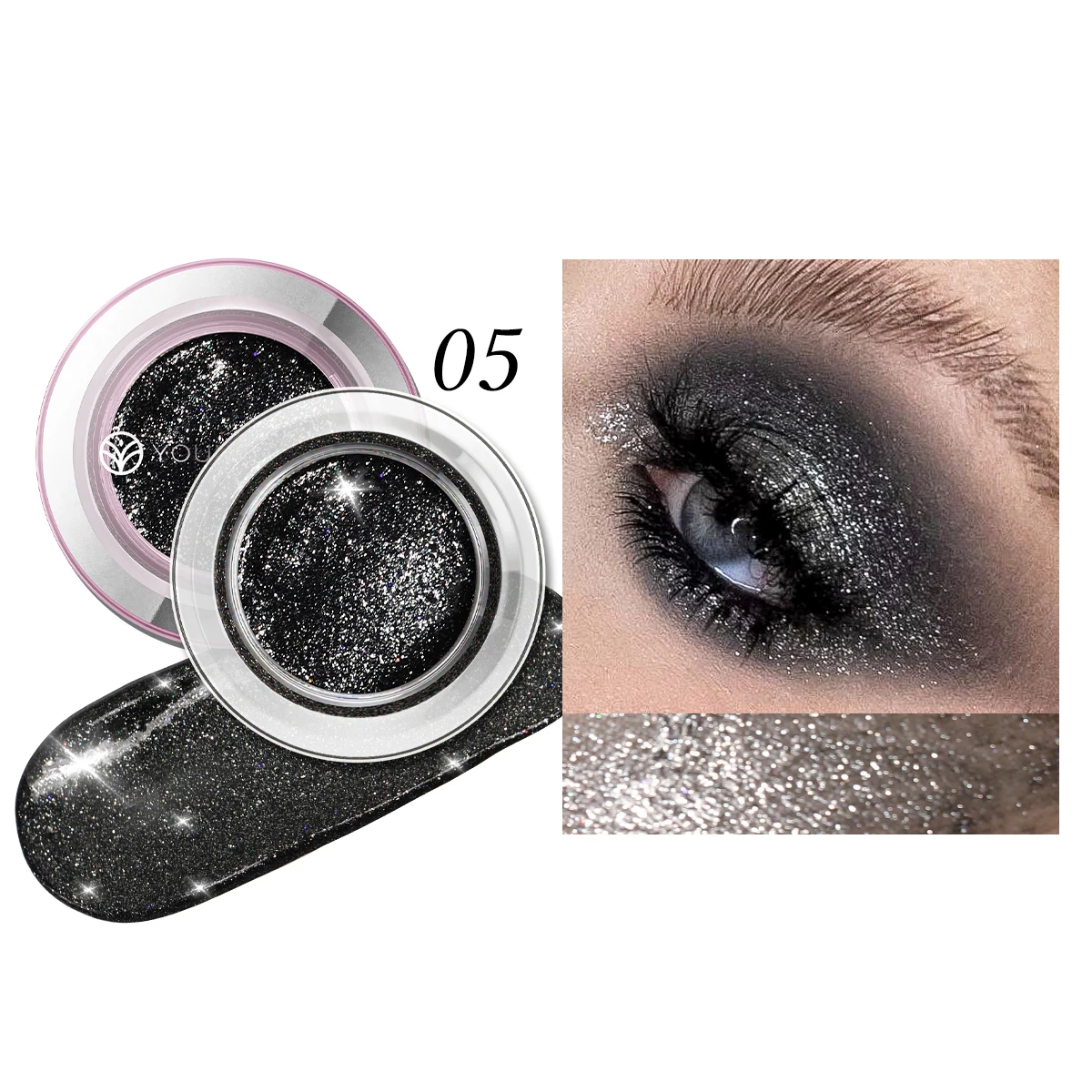 7-Color Liquid Highlighter Makeup – Waterproof, Non-Sticky, High-Impact Pearlescent Finish for Eyes & Cheeks