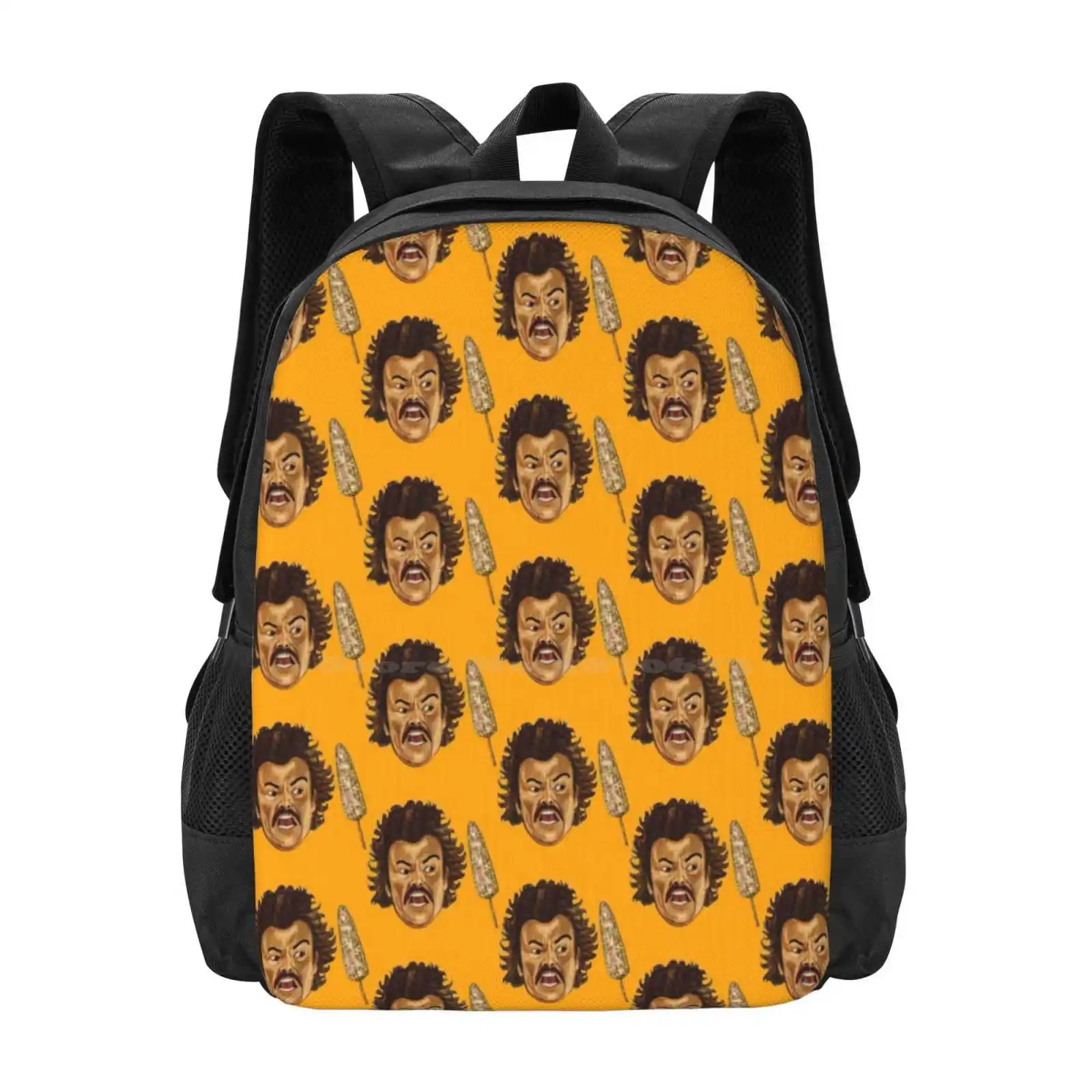 Get That Corn Out Of My Face Large Capacity School Backpack Laptop Bags Nacho Libre Jack Black Get That Corn Out Of My Face