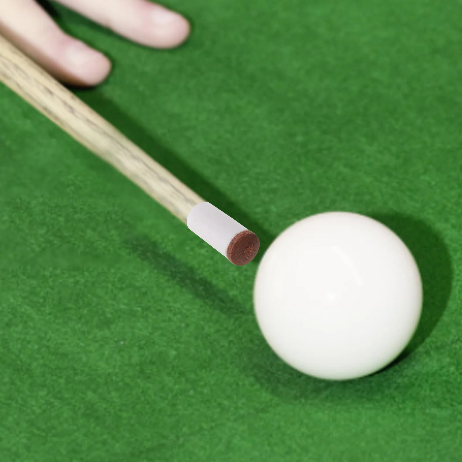 

6 шт., сменный комплект наконечников для кия, необходимые для бильярда, девять шариков, сменный наконечник для кия, аксессуары для фитинга, прочный ПУ