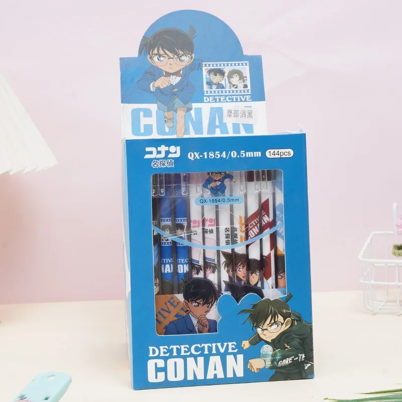 

12PCS Anime Detective NEW Conans Series Gel Pen Cartoon Character Creativity Printing Sign Pen Stationery Gifts