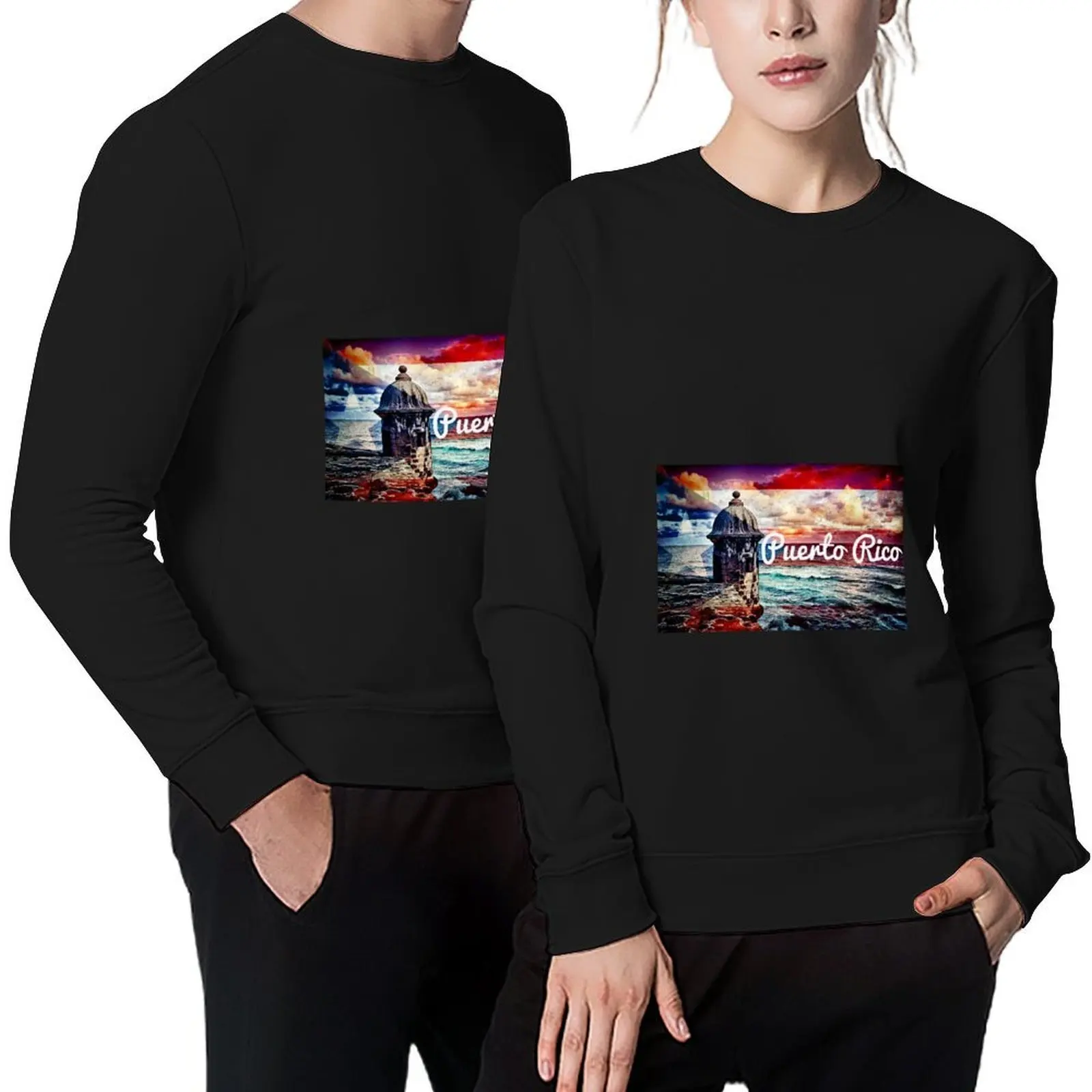 

Viva Puerto Rico! Pullover winter clothes fashion men men's sweat-shirt set anime clothes new sweatshirt