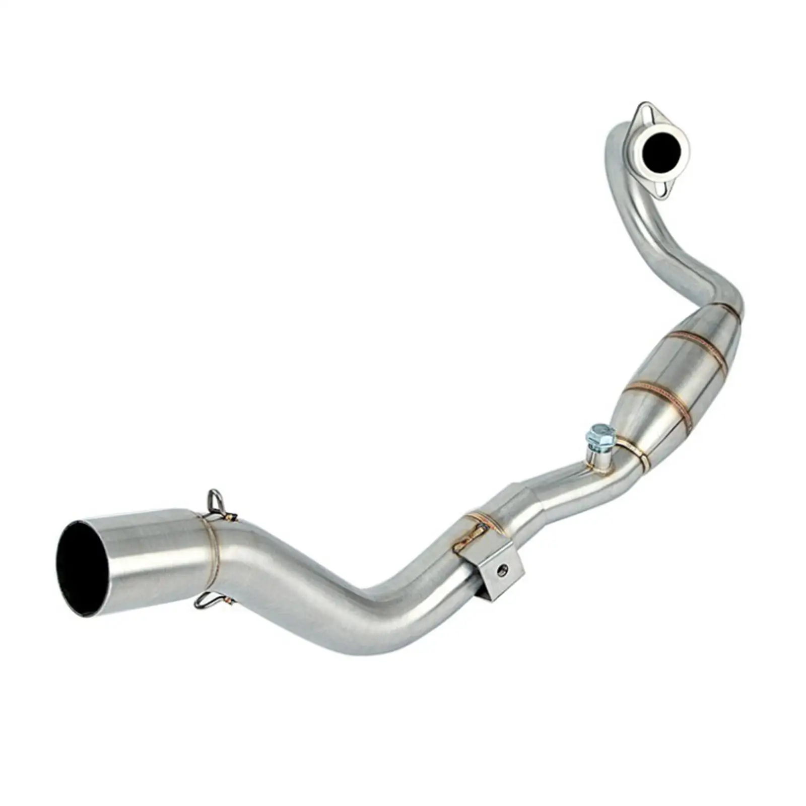 Motorcycle Mid Exhaust Pipe Slip On 51mm for Honda Crf250L Rally 12-21