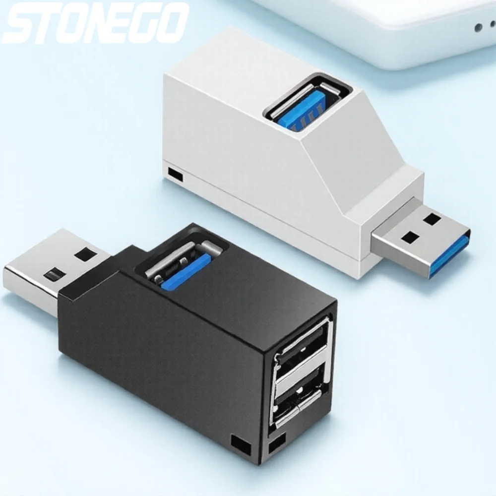 

Мини-3-портовый USB-концентратор USB2.0 USB3.0 Высокоскоростной разветвитель для ноутбуков и компьютеров Портативный многопортовый адаптер