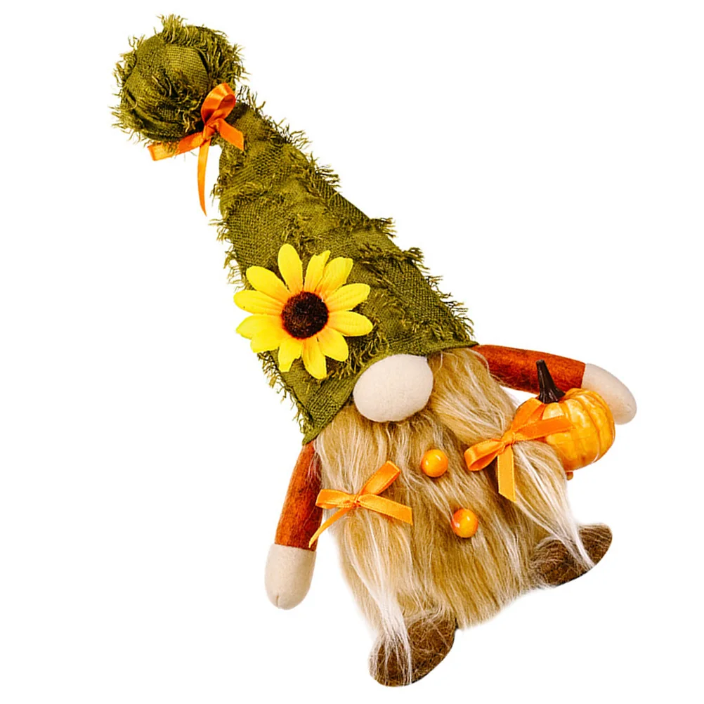 

Pumpkin Gnome Decor Foam Gifts Fall Home Office Halloween Centerpiece Adorable Festival Indoor Bedroom Table Sofa Shelf
