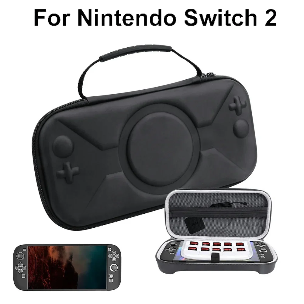 Carrying Case Shockproof Portable Storage Bag Anti-scratch Storage Case Organizer Bag for Nintendo for Switch 2 Accessories