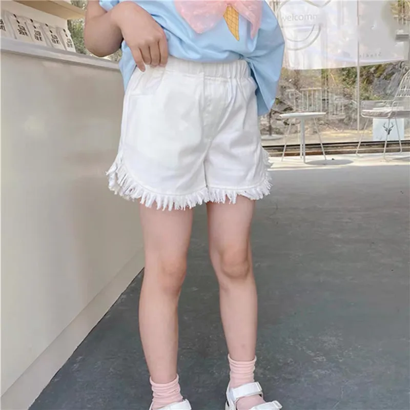 IENENS Kinder Baby Mädchen Sommer Denim Kleidung Shorts Hosen Jeans Kleidung Kinder Mädchen Beiläufige Kurze Hosen Säuglings Böden – Detail 10