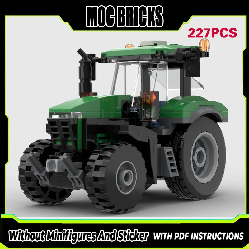 

Конструктор MOC: Городской Автомобиль и Сельскохозяйственный Трактор. Модульные Технологии. Подарки. Набор для Сборки. Детские Игрушки.