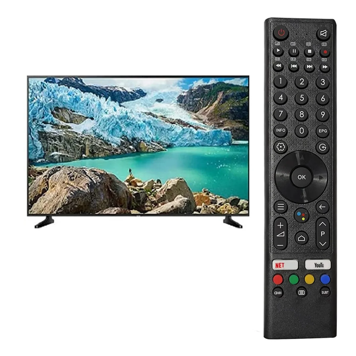 AA84 استبدال جهاز التحكم عن بعد لـ CHIQ/Pilot PQ55CH PQ65CH PQ-55CH PQ-65CH الذكية LED HDTV TV التحكم عن بعد