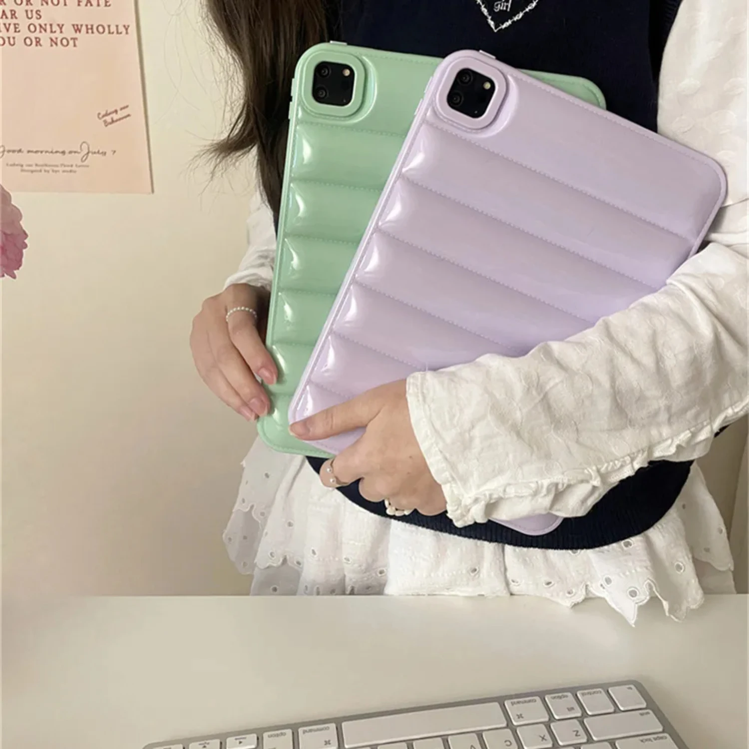 Slim and Stylish Protective Case Cover Funda for iPad 11 6th 5th Generation,2022 Mini 6 5 4 9.7 10th 9th 8th 7th Gen Air Pro 12.