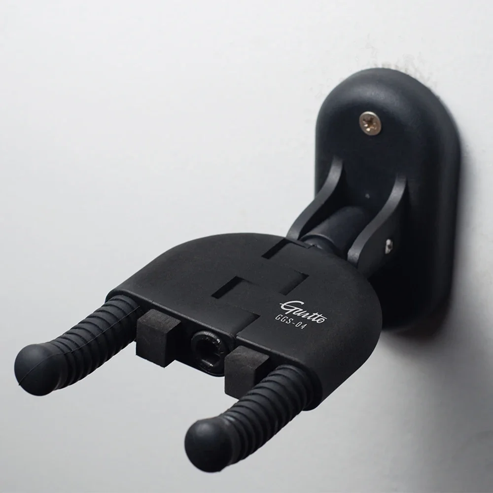 Guitto GGS-04 Metal Guitar Hanger Hook Wall Non-slip Holder Gravity-Locking Powerful Foldable Support Parts Accessories