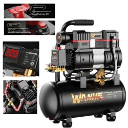 NEW Silent Air Compressor 3180W 40L for Home Car Repair Tire Inflation Paint Spraying Portable Air Pump