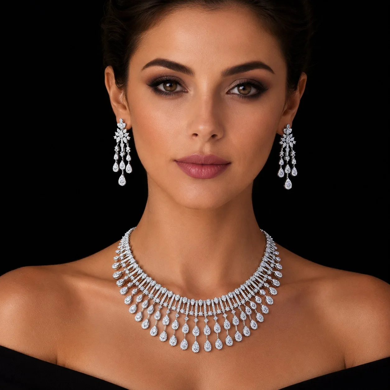 cubic-zirconia-cz-bridal-jewelry-sets-wedding-accessories-luxury-tassel-indian-dubai-saudi-bridal-necklace-earring-set-party