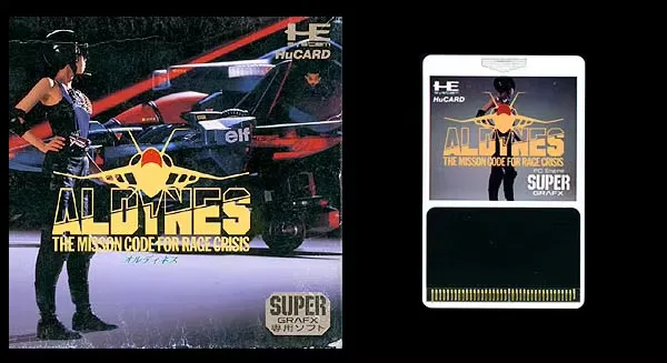 16bits PC Engine HuCard-SuperGrafx : ALDYNES THE MISSION CODE FOR RAGE CRISIS