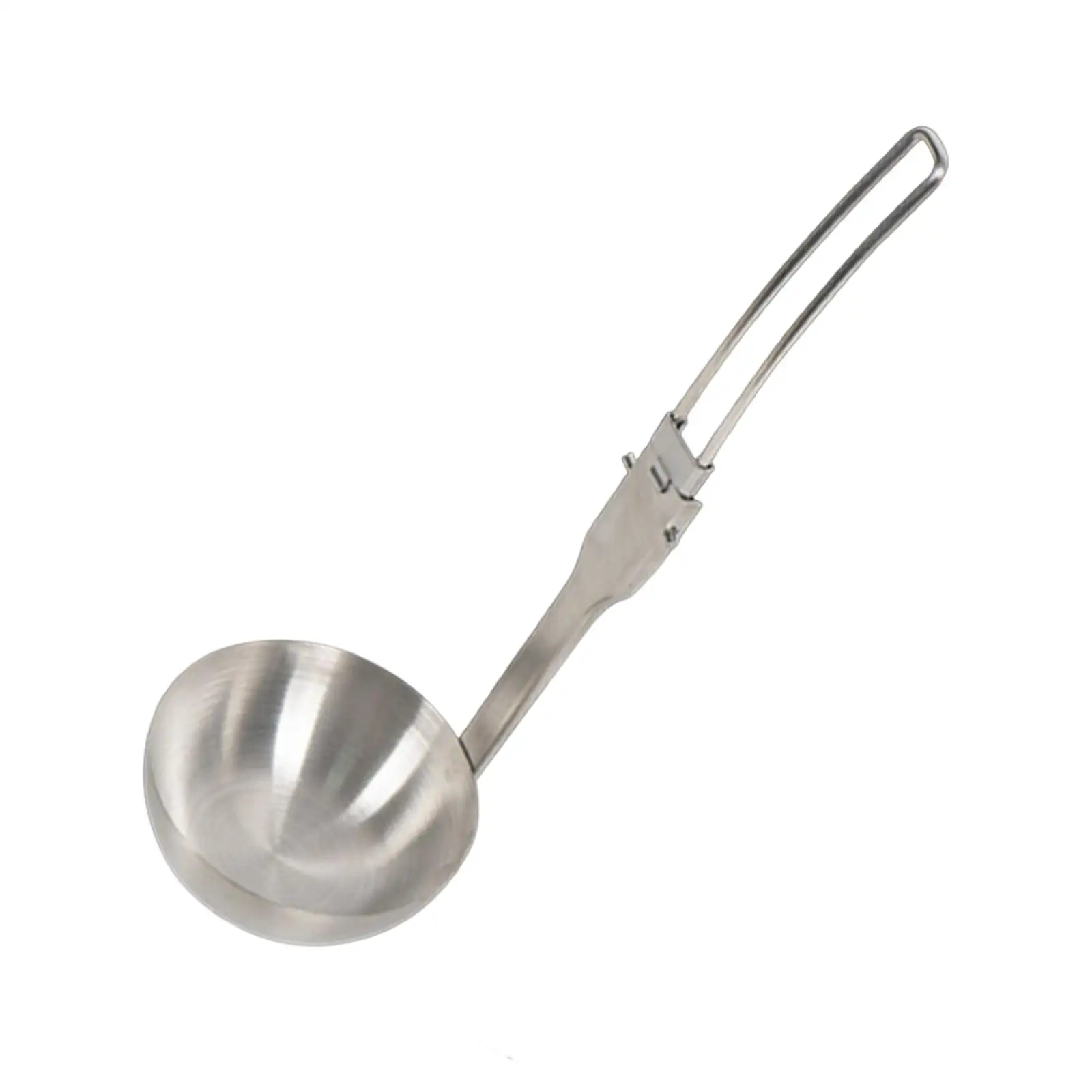 Folding Ladle Slotted Spoon Spatula Stainless Steel Cookware Colander Spoon