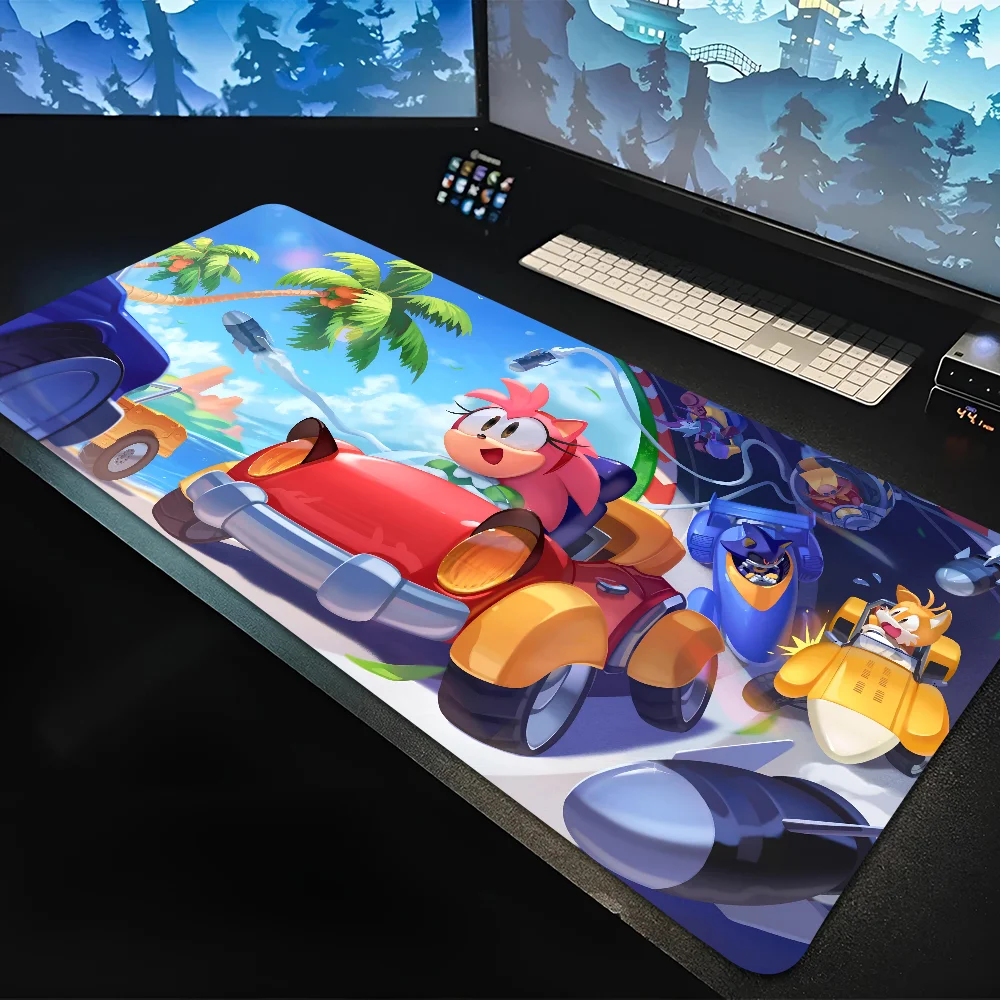 1PC Popular Classic Cartoon Sonics The Hedgehog Non-slip Mouse Pad Office Computers Laptops E-sports Game Desk Mats XXL Keyboard