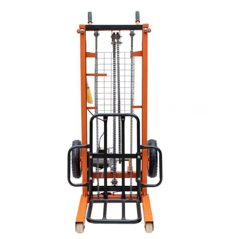 

Electric stacker forklift household 220V lift lift high brick machine loading and unloading stacking stacking stacking machine