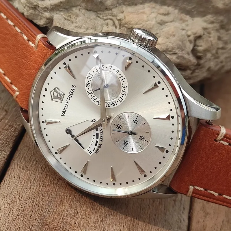 Модные автоматические часы VaKuy клоун ST1780 калибр деловой мужской кожаный календарь