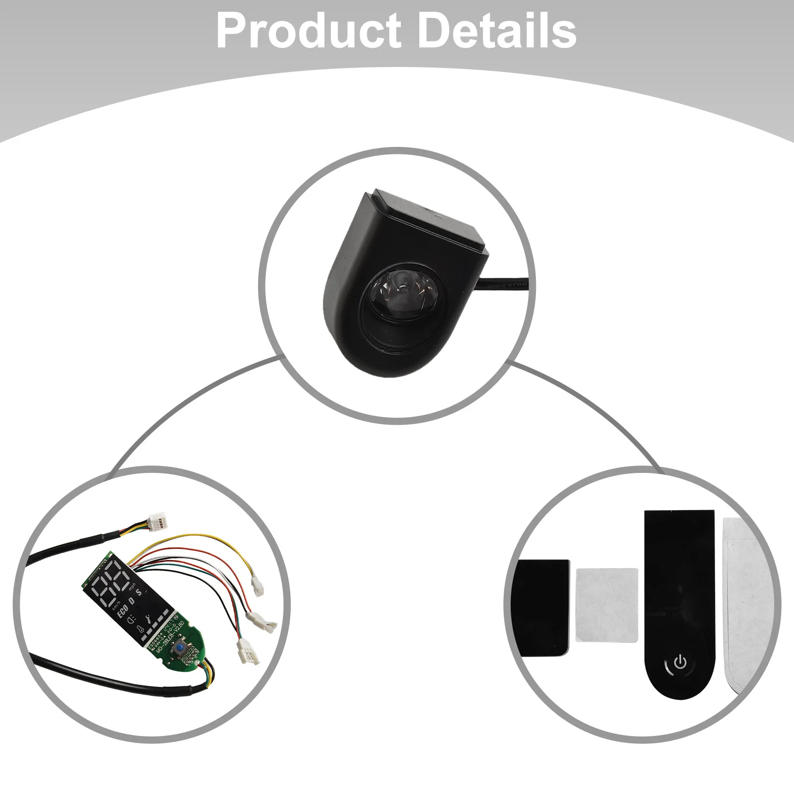 

Высокая имитация автомобиля, аксессуары для электрического скутера, запасные части для скутера, простые в установке электронные компоненты