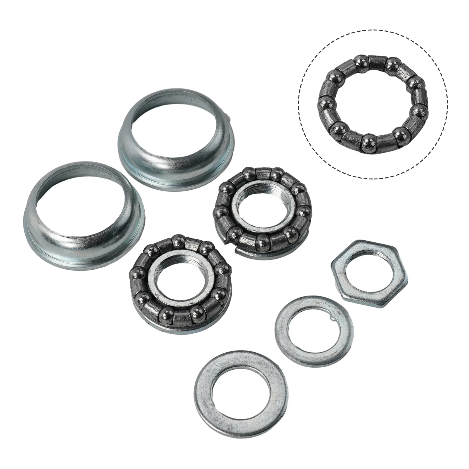 Bike Bicycle Bottom Bracket for Mountain Bikes, Quality Construction, Includes Frame Cups & Bearings for Smooth Ride