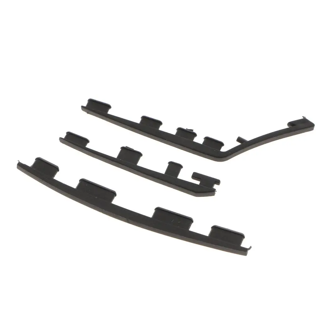 1 Juego de piezas de reparación de pies de goma para 4 consolas de juegos CUH y CUH-1100 solamente (negro)