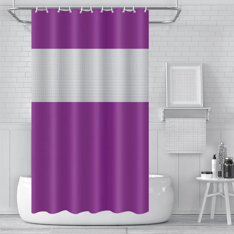 Shower Curtain with Snap-in PEVA Liner Set 71