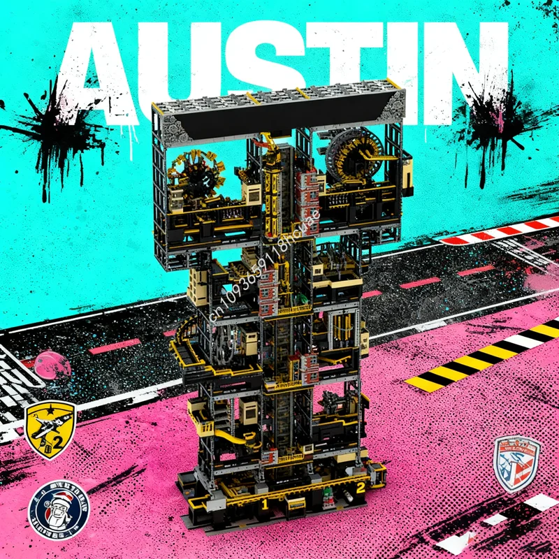 

45613 шт. MOC GBC Tower II Техническая модель Строительные блоки Игрушки Архитектурная идея Образовательный кирпич Детские рождественские подарки на день рождения