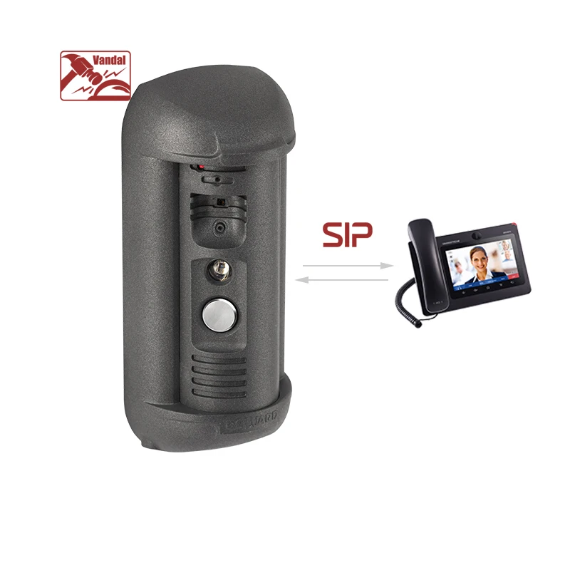 IP65 Waterproof outdoor SIP video door phone gate ip intercom system video doorbell