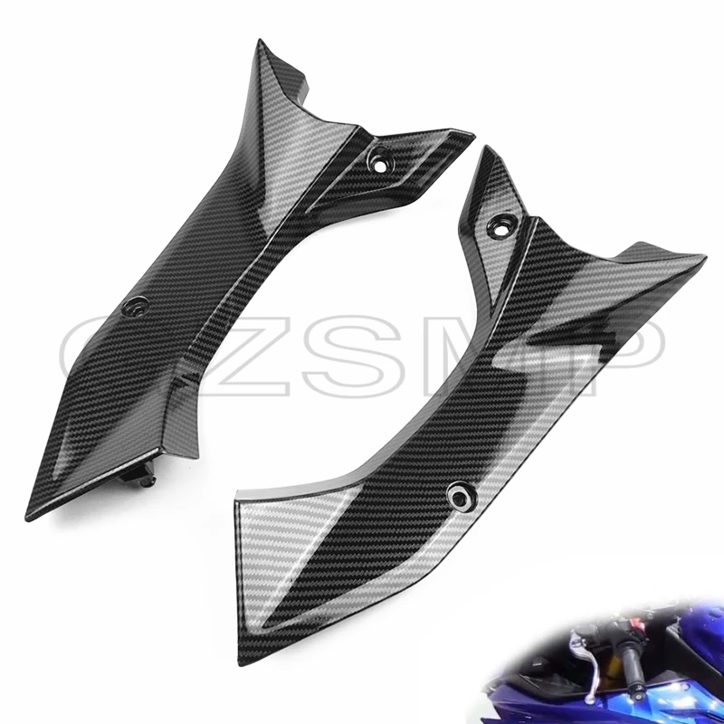 

fit For Yamaha YZF-R6 2017 2018 2019 2020 Motorcycle ABS Carbon fiber pattern Side Air Duct Cover Fairing Insert Part