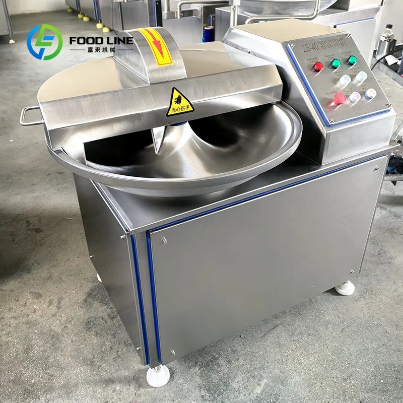 customized bowl chopper meat mincer electric multi capacity stainless steel mixing cutting machine for butcher shop bakery use