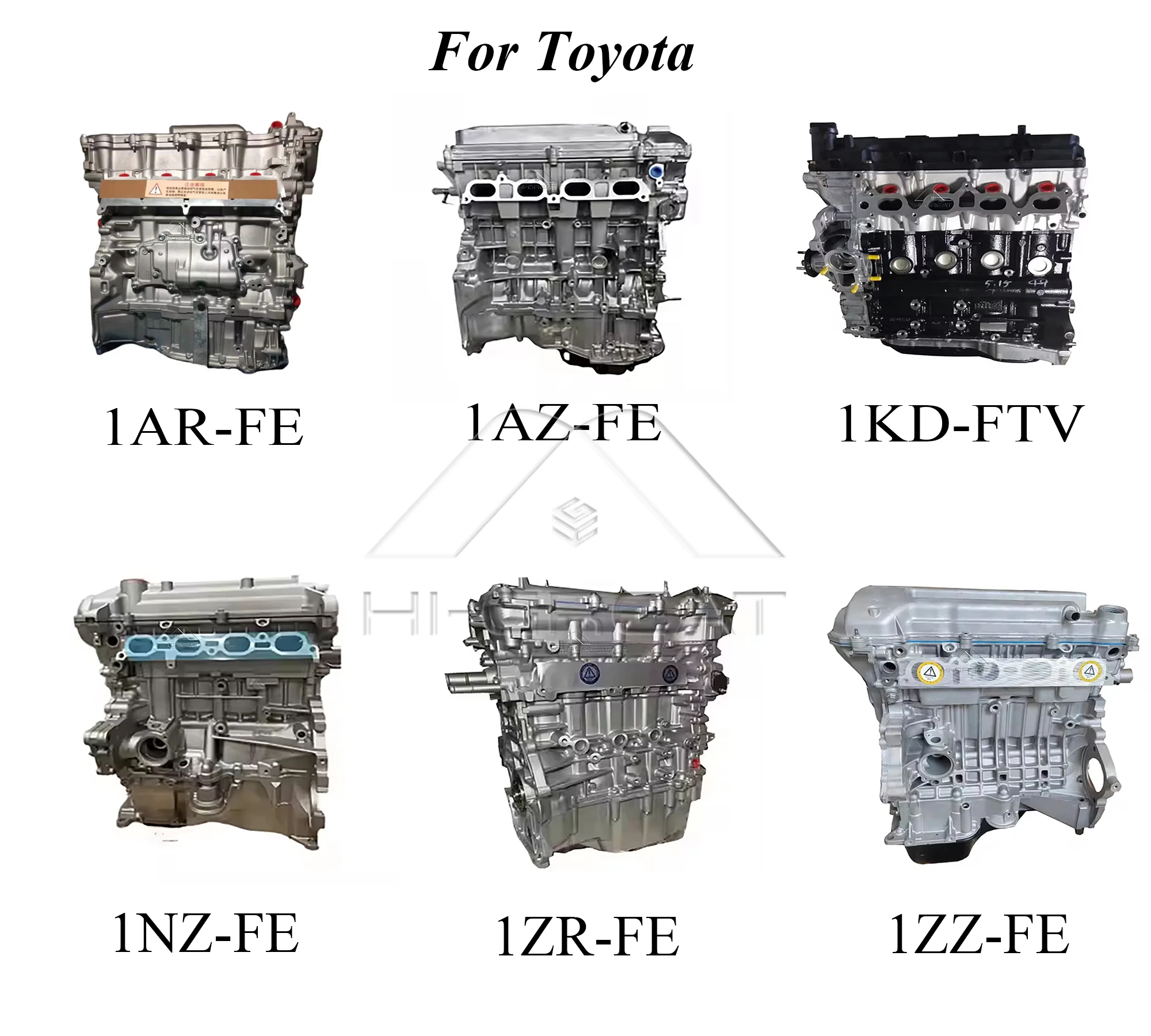 2.0L 3Y Engine Cylinder Block For Toyota Hiace Hilux Rocky Engine Systems 3Y Engine Cylinder Block