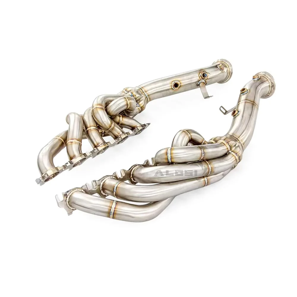 

Exhaust manifold for Lamborghini Huracan EVO 5.2 2019-2024 stainless steel race car performance head exhaust pipe power upgrade