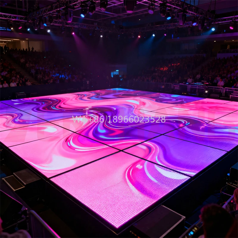 شاشة عرض LED تفاعلية مقاومة للماء لشريحة ألعاب الرقص وشريحة المسرح #1