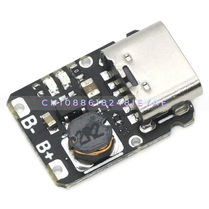 Módulo integrado de carga y descarga tipo c5V, protección de placa de alimentación de refuerzo de carga de batería de litio de 3,7 V 4,2 V18650