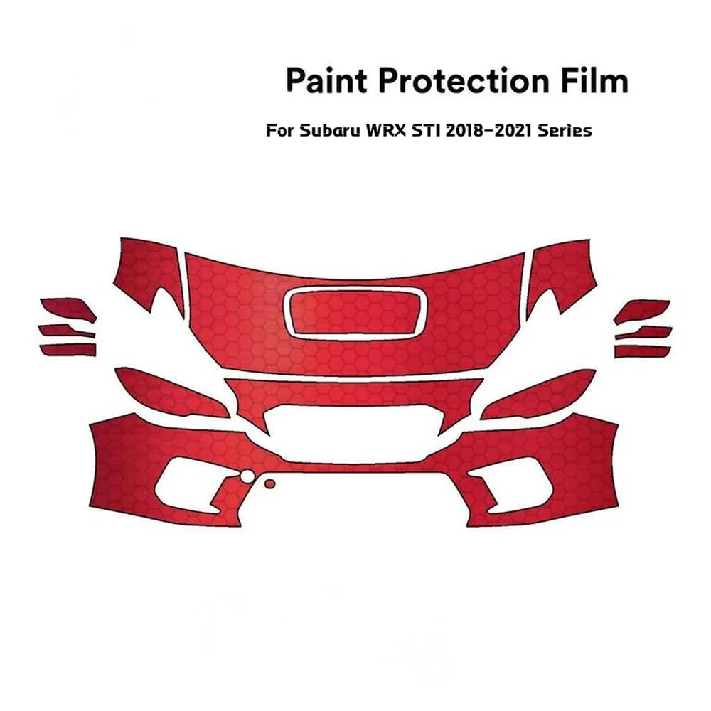 

For Subaru WRX STI 2018-2021 Series TPU Pre-cut PPF Kit Scratch-resistant Transparent Front Bumper Hood Engine Protective Film