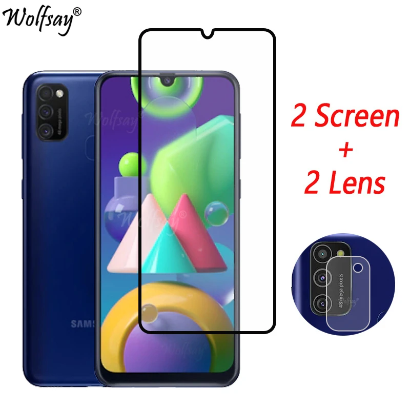 

Full Cover Tempered Glass For Samsung Galaxy M21 Screen Protector For Samsung M21 Camera Glass For Galaxy M21 M31S M51 M11 Glass