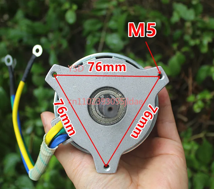 Brand New DC 48V 500W Brushless Motor | 5800RPM High Power External Rotor Motor