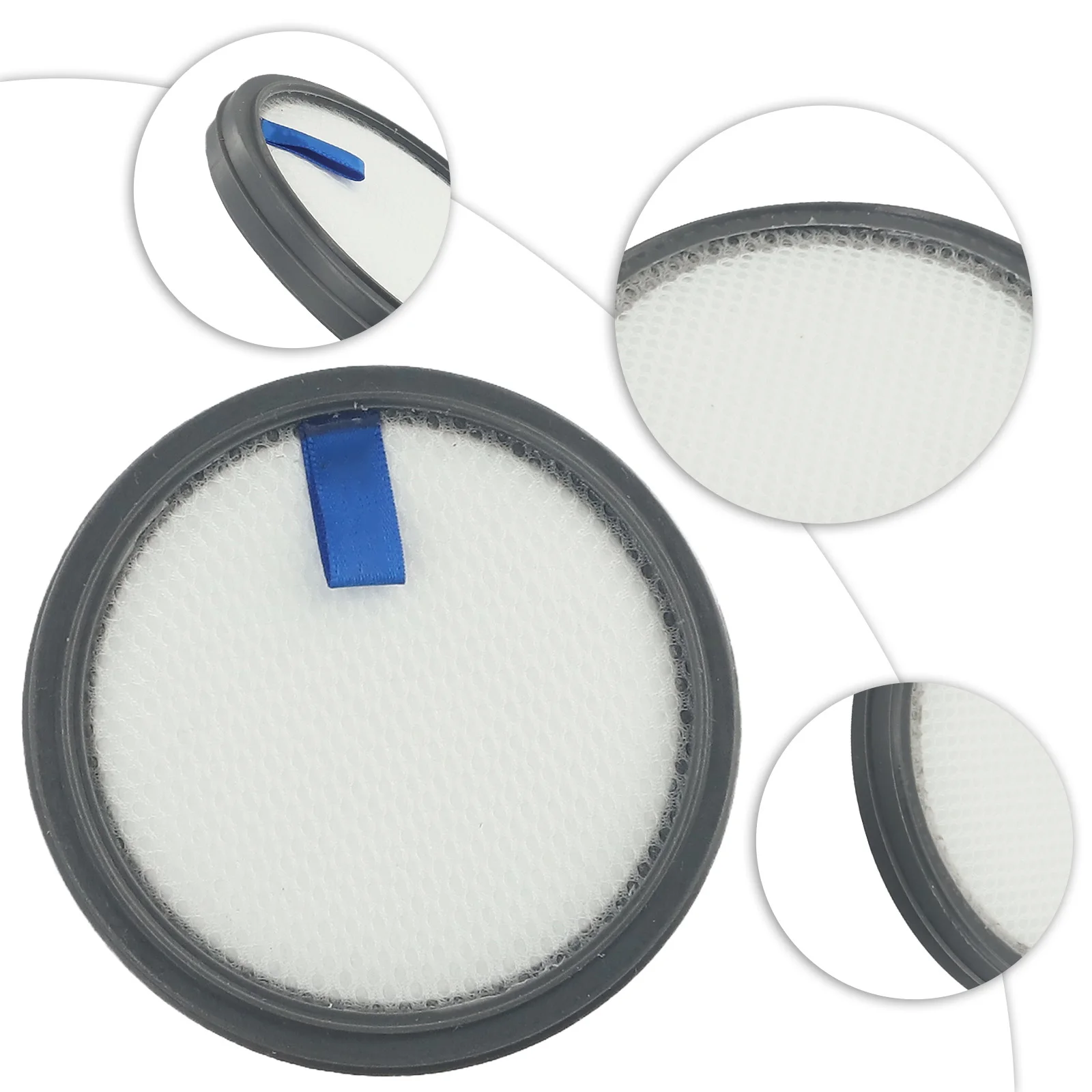 

Washable Rear-Filter Replacement For PRETTYCARE W200 W300 Handheld Cordless Vacuum Cleaner Spare Filters Parts