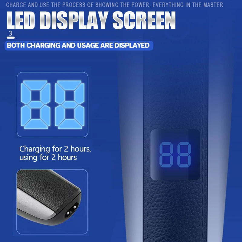 Kit de cortadora de pelo profesional para hombres, Afeitadora eléctrica para nariz, oreja, cuerpo, cara, bigote, cuidado corporal inalámbrico, 5 en 1