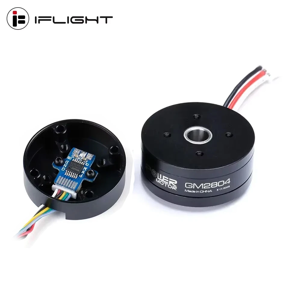 

IFlight IPower GM2804 бесщеточный шарнирный двигатель с кодировщиком AS5048A (дополнительно)/алюминиевая стандартная деталь для систем стабилизации камеры, детали дрона